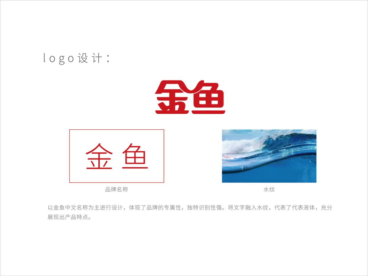 北京金魚日化洗滌用品logo設(shè)計(jì)理念說明