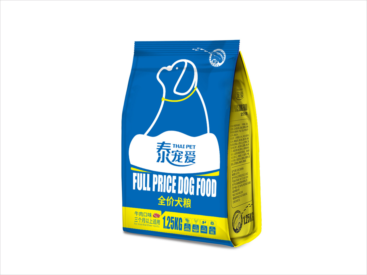 泰寵愛寵物食品袋包裝設計