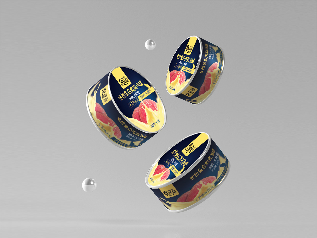 泰寵愛寵物食品罐包裝設計