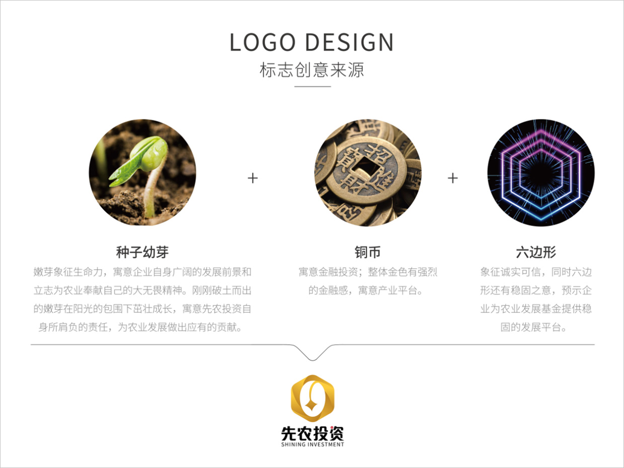 北京先農(nóng)投資管理公司logo設(shè)計(jì)創(chuàng)意理念說(shuō)明